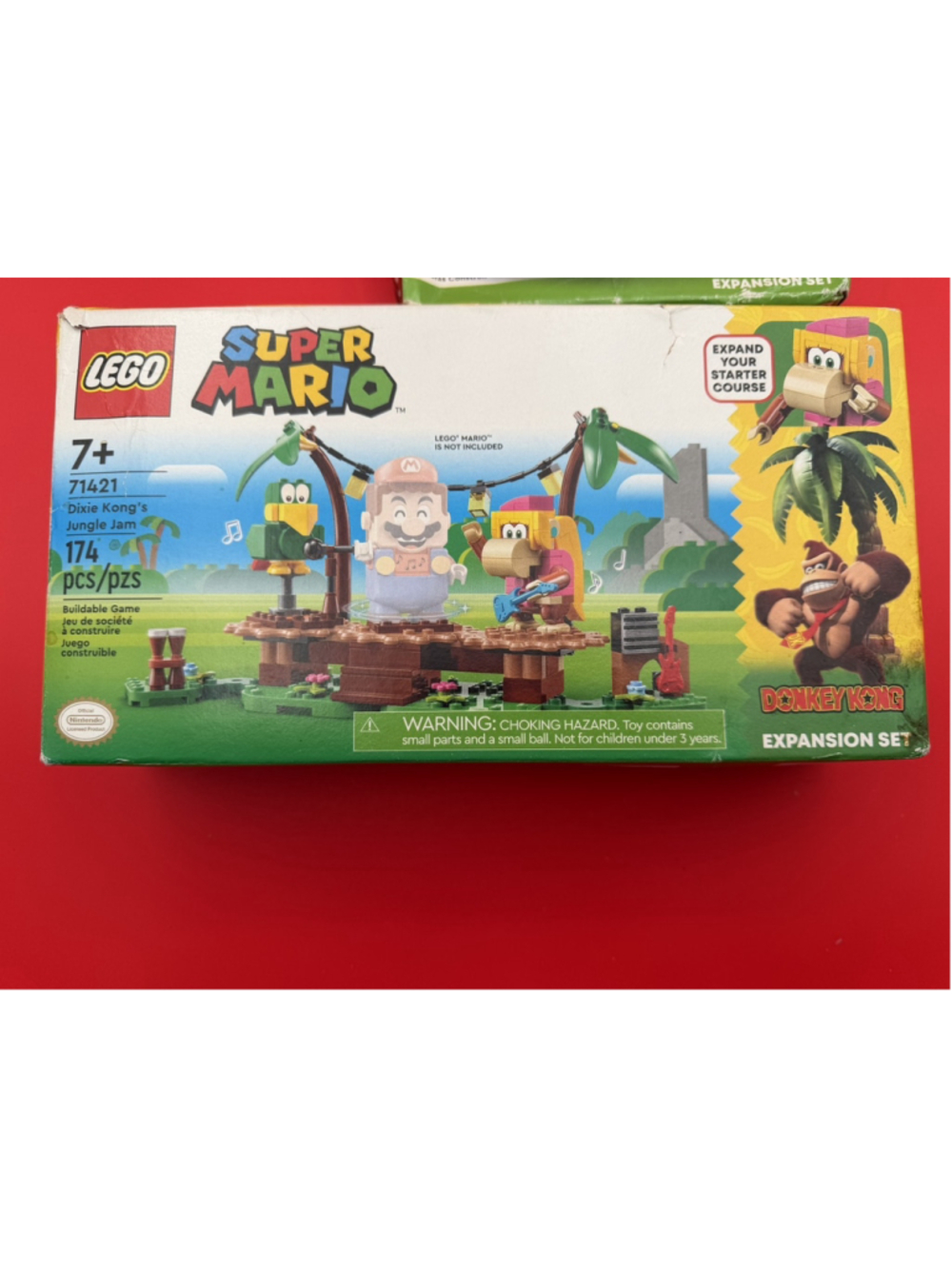 LEGO Super Mario Donkey Kong Expansion Set Dixie Kong's Jungle Jam 71421 NEW OB